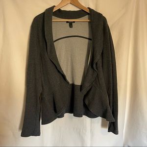 Torrid 2X short gray jacket.